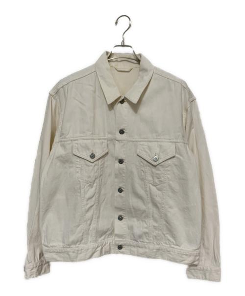 KAPTAIN SUNSHINE（キャプテンサンシャイン）KAPTAIN SUNSHINE (キャプテンサンシャイン) Trucker Jacket アイボリー サイズ:38の古着・服飾アイテム