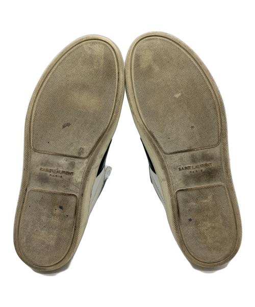 Saint Laurent Paris（サンローランパリ）Saint Laurent Paris (サンローランパリ) ハイカットスニーカー ホワイト×ブラック サイズ:40の古着・服飾アイテム