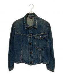 45rpm（45アールピーエム）の古着「コンチョボタン ビッグポケット デニムジャケット」｜インディゴブルー