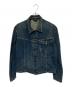 45rpm（45アールピーエム）の古着「コンチョボタン ビッグポケット デニムジャケット」｜インディゴブルー