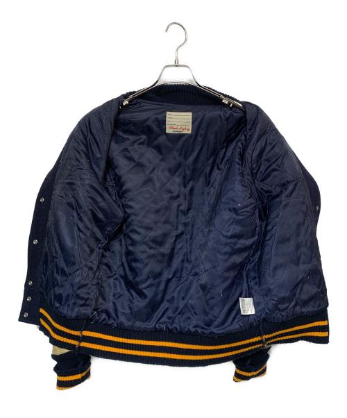 climb High（クライムハイ）climb High (クライムハイ) スタジャン ネイビー×ベージュ サイズ:38の古着・服飾アイテム