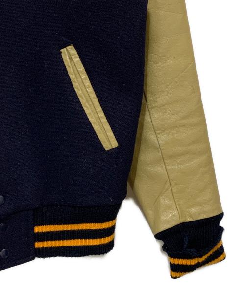 climb High（クライムハイ）climb High (クライムハイ) スタジャン ネイビー×ベージュ サイズ:38の古着・服飾アイテム