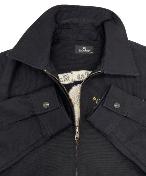 SUBCIETY（サブサエティ）SUBCIETY (サブサエティ) スカルマリア ブルゾン ブラック サイズ:Mの古着・服飾アイテム