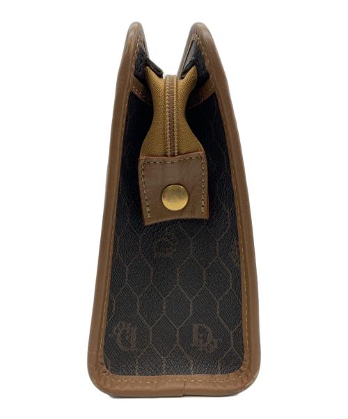 Christian Dior（クリスチャン ディオール）Christian Dior (クリスチャン ディオール) ハニカムパターン クラッチバッグ ブラウンの古着・服飾アイテム