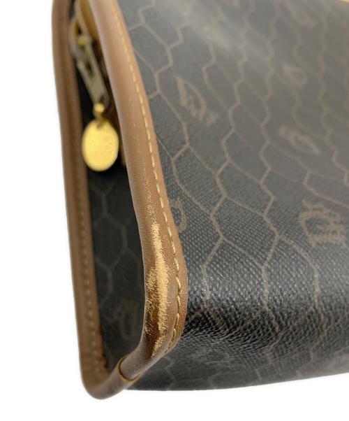 Christian Dior（クリスチャン ディオール）Christian Dior (クリスチャン ディオール) ハニカムパターン クラッチバッグ ブラウンの古着・服飾アイテム