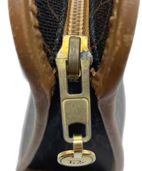 Christian Dior（クリスチャン ディオール）Christian Dior (クリスチャン ディオール) ハニカムパターン クラッチバッグ ブラウンの古着・服飾アイテム