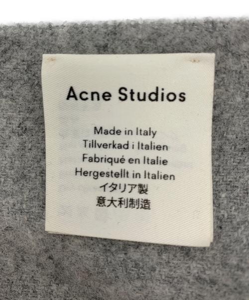 Acne studios（アクネ ストゥディオズ）ACNE STUDIOS (アクネ ストゥディオズ) WOOLマフラー グレーの古着・服飾アイテム