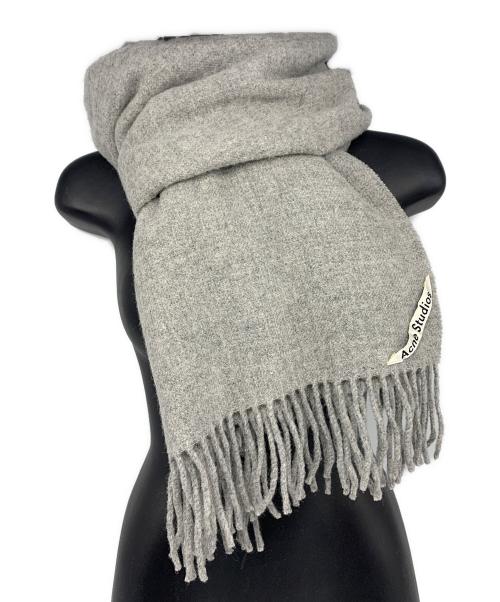 Acne studios（アクネ ストゥディオズ）ACNE STUDIOS (アクネ ストゥディオズ) WOOLマフラー グレーの古着・服飾アイテム
