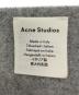 中古・古着 ACNE STUDIOS (アクネ ストゥディオズ) WOOLマフラー グレー：5000円