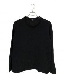 COMME des GARCONS HOMME（コムデギャルソン オム）の古着「薄手ニット」｜ブラック