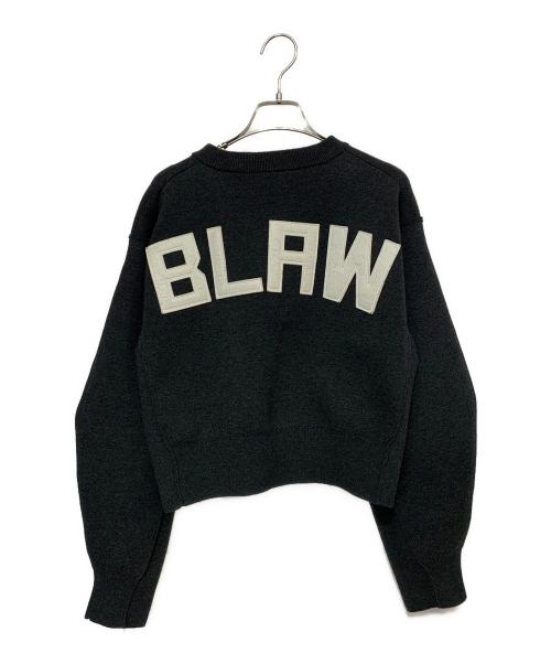 Adam et Rope（アダム エ ロペ）Adam et Rope (アダム エ ロペ) フェルト刺しゅうニットプルオーバー グレー サイズ:表記無しの古着・服飾アイテム