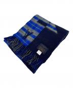 LOUIS VUITTONルイ ヴィトン）の古着「エシャルプ・チェックウィズルイ」｜ブルー×ネイビー