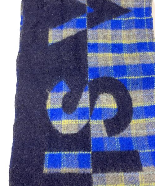 LOUIS VUITTON（ルイ ヴィトン）LOUIS VUITTON (ルイ ヴィトン) エシャルプ・チェックウィズルイ ブルー×ネイビーの古着・服飾アイテム