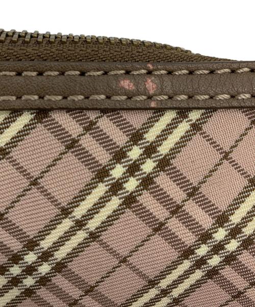 BURBERRY BLUE LABEL（バーバリー ブルー レーベル）BURBERRY BLUE LABEL (バーバリー ブルー レーベル) アクセサリーポーチ ピンクの古着・服飾アイテム