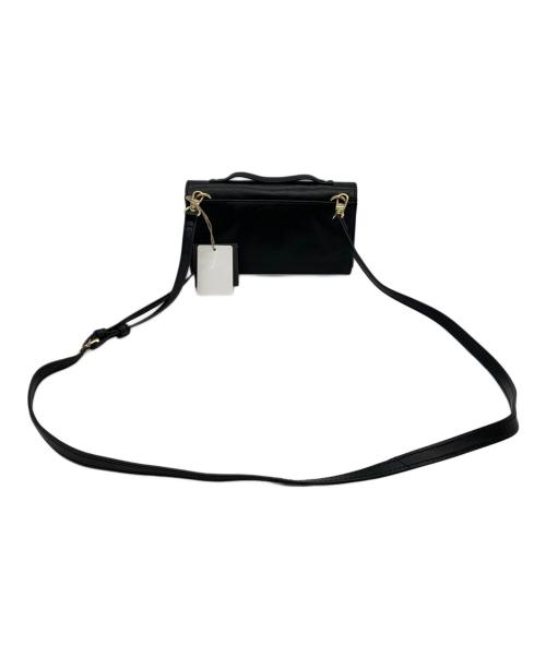 ear PAPILLONNER（イアパピヨネ）ear PAPILLONNER (イアパピヨネ) ショルダーウォレット ブラック 未使用品の古着・服飾アイテム