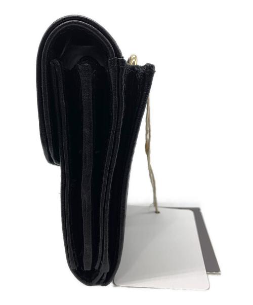 ear PAPILLONNER（イアパピヨネ）ear PAPILLONNER (イアパピヨネ) ショルダーウォレット ブラック 未使用品の古着・服飾アイテム