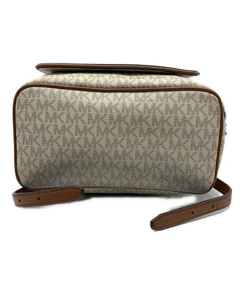 MICHAEL KORS（マイケルコース）MICHAEL KORS (マイケル・コース) ADINA バックパック ベージュ×ブラウンの古着・服飾アイテム