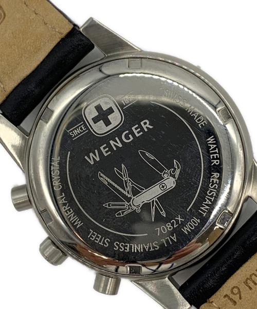 WENGER（ウェンガー）WENGER (ウェンガー) クォーツ腕時計 ブラックの古着・服飾アイテム