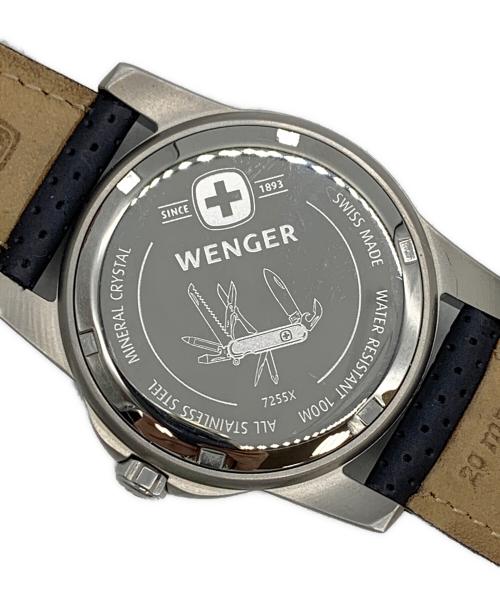 WENGER（ウェンガー）WENGER (ウェンガー) ミリタリーウォッチ ブラックの古着・服飾アイテム