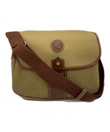 HUNTING WORLD（ハンティングワールド）の古着「ショルダーバッグ」｜カーキ×ブラウン