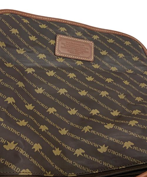 HUNTING WORLD（ハンティングワールド）HUNTING WORLD (ハンティングワールド) ショルダーバッグ カーキ×ブラウンの古着・服飾アイテム