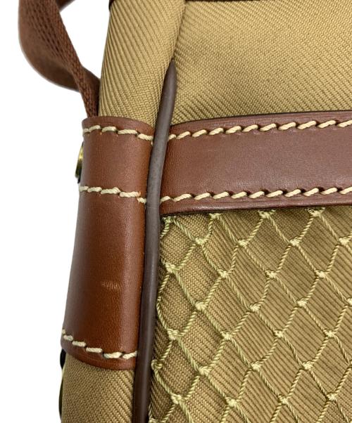 HUNTING WORLD（ハンティングワールド）HUNTING WORLD (ハンティングワールド) ショルダーバッグ カーキ×ブラウンの古着・服飾アイテム