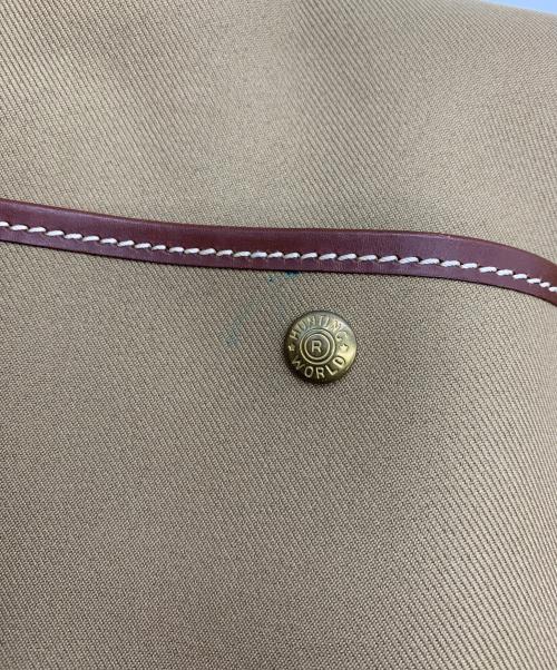 HUNTING WORLD（ハンティングワールド）HUNTING WORLD (ハンティングワールド) ショルダーバッグ カーキ×ブラウンの古着・服飾アイテム