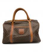 CELINEセリーヌ）の古着「マカダム ミニボストンバッグ」｜ブラウン