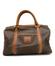 CELINE（セリーヌ）の古着「マカダム ミニボストンバッグ」｜ブラウン