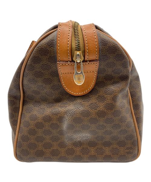 CELINE（セリーヌ）CELINE (セリーヌ) マカダム ミニボストンバッグ ブラウンの古着・服飾アイテム