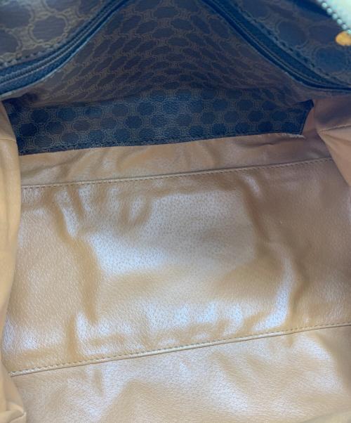 CELINE（セリーヌ）CELINE (セリーヌ) マカダム ミニボストンバッグ ブラウンの古着・服飾アイテム