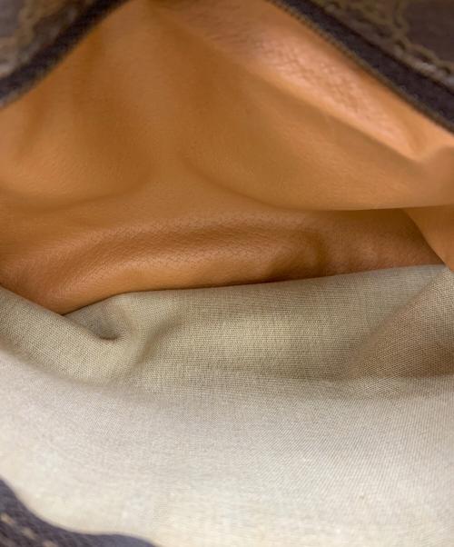 CELINE（セリーヌ）CELINE (セリーヌ) マカダム ミニボストンバッグ ブラウンの古着・服飾アイテム