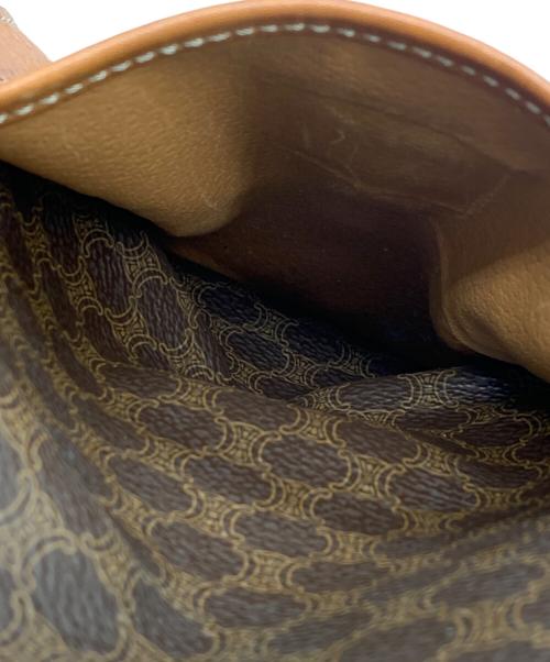 CELINE（セリーヌ）CELINE (セリーヌ) マカダム ミニボストンバッグ ブラウンの古着・服飾アイテム