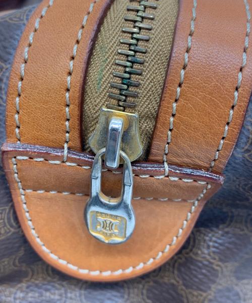 CELINE（セリーヌ）CELINE (セリーヌ) マカダム ミニボストンバッグ ブラウンの古着・服飾アイテム