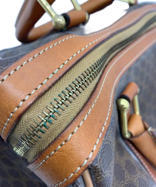 CELINE（セリーヌ）CELINE (セリーヌ) マカダム ミニボストンバッグ ブラウンの古着・服飾アイテム