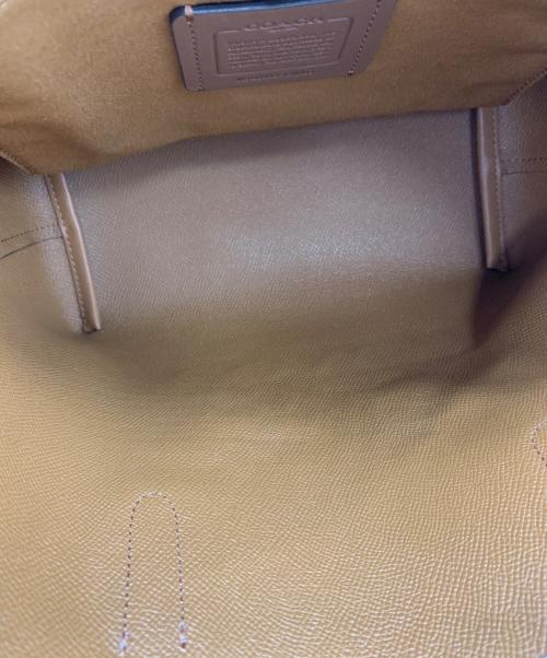 COACH（コーチ）COACH (コーチ) シティートート シグネチャー キャンパス・ホース アンド スレイ キングラム カーキの古着・服飾アイテム