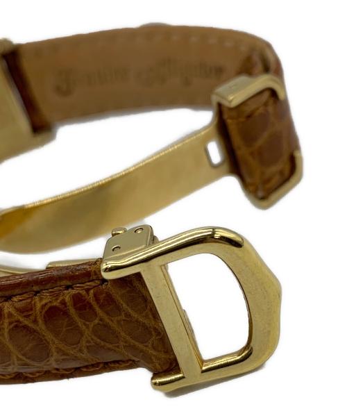 Cartier（カルティエ）Cartier (カルティエ) マストタンク ヴェルメイユ ベージュ×ゴールドの古着・服飾アイテム