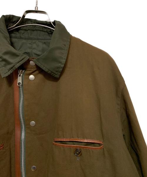 ISSEY MIYAKE（イッセイミヤケ）ISSEY MIYAKE (イッセイミヤケ) リバーシブルジャケット オリーブ サイズ:Ｌの古着・服飾アイテム