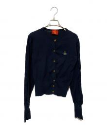 Vivienne Westwood RED LABEL（ヴィヴィアンウエストウッドレッドレーベル）の古着「薄手カーディガン」｜ネイビー