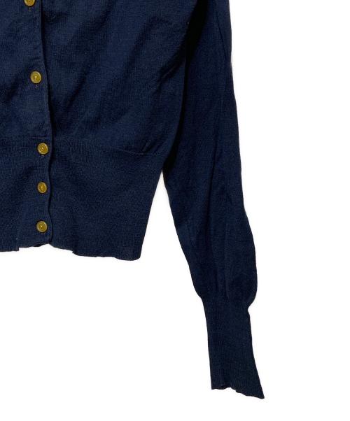 Vivienne Westwood RED LABEL（ヴィヴィアンウエストウッドレッドレーベル）Vivienne Westwood RED LABEL (ヴィヴィアンウエストウッドレッドレーベル) 薄手カーディガン ネイビー サイズ:Ｍの古着・服飾アイテム