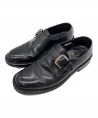 REGALリーガル）の古着「モンクスストラップシューズ」｜ブラック