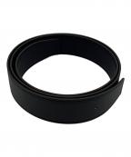 HERMESエルメス）の古着「スムースレザー×シボレザーベルト」