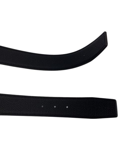 HERMES（エルメス）HERMES (エルメス) スムースレザー×シボレザーベルトの古着・服飾アイテム