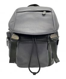 COACH（コーチ）の古着「パーフォレイテッドバックパック」｜ブラック