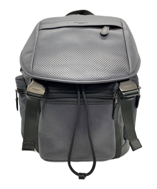 COACH（コーチ）COACH (コーチ) パーフォレイテッドバックパック ブラックの古着・服飾アイテム