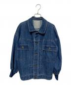 BEARDSLEYビアズリー）の古着「袖パフデニムジャケット」｜インディゴ