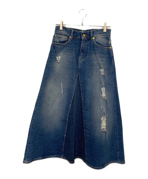 TRUE NYC（トゥルーニューヨーク）TRUE NYC (トゥルーニューヨーク) デニムスカート インディゴ サイズ:26の古着・服飾アイテム