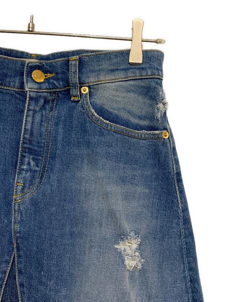 TRUE NYC（トゥルーニューヨーク）TRUE NYC (トゥルーニューヨーク) デニムスカート インディゴ サイズ:26の古着・服飾アイテム