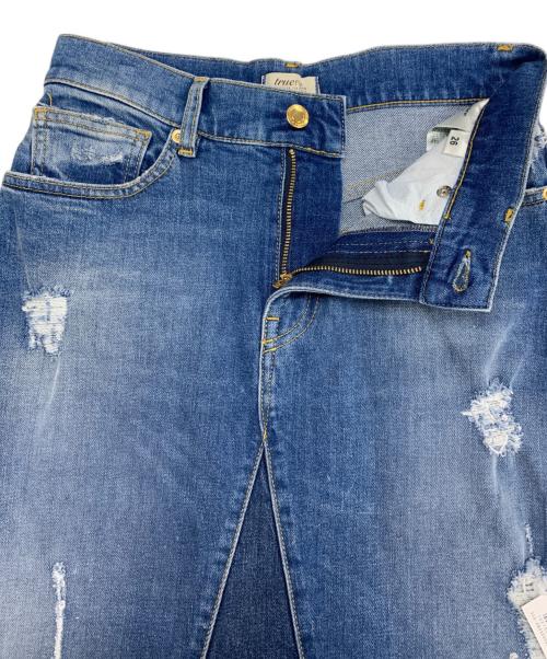 TRUE NYC（トゥルーニューヨーク）TRUE NYC (トゥルーニューヨーク) デニムスカート インディゴ サイズ:26の古着・服飾アイテム