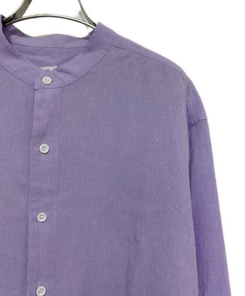 BEARDSLEY（ビアズリー）BEARDSLEY (ビアズリー) サラッとシャツ パープル サイズ:FREEの古着・服飾アイテム